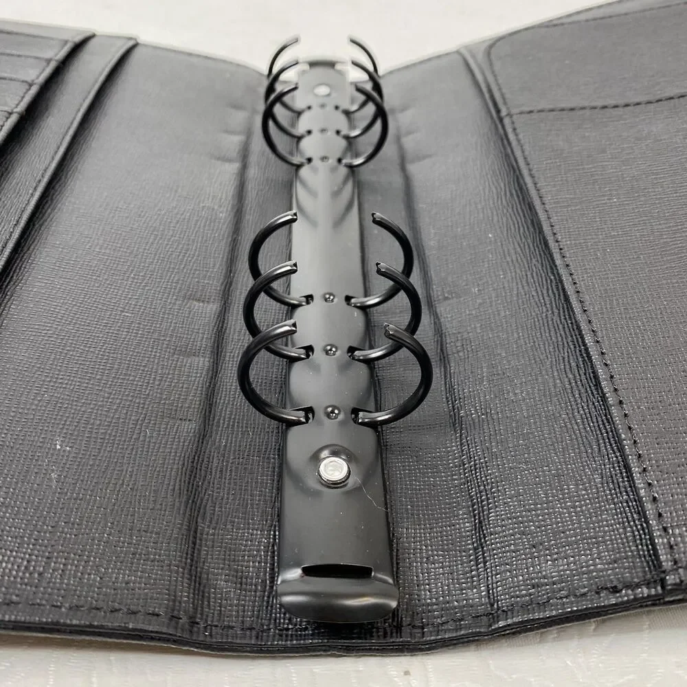 Cloth and Paper Foundations Black Leather Planner - Picture 14 of 16